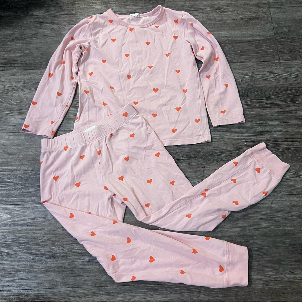 Arket Valentine’s Day Pink Heart Kids Pajamas